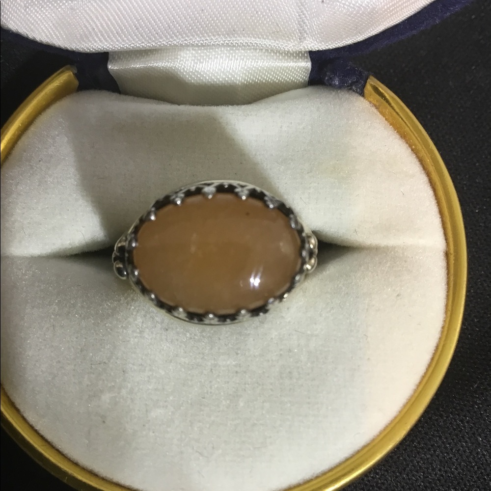 Carolyn Pollack Sterling Silver Carnelian Ring - Picture 2 of 6